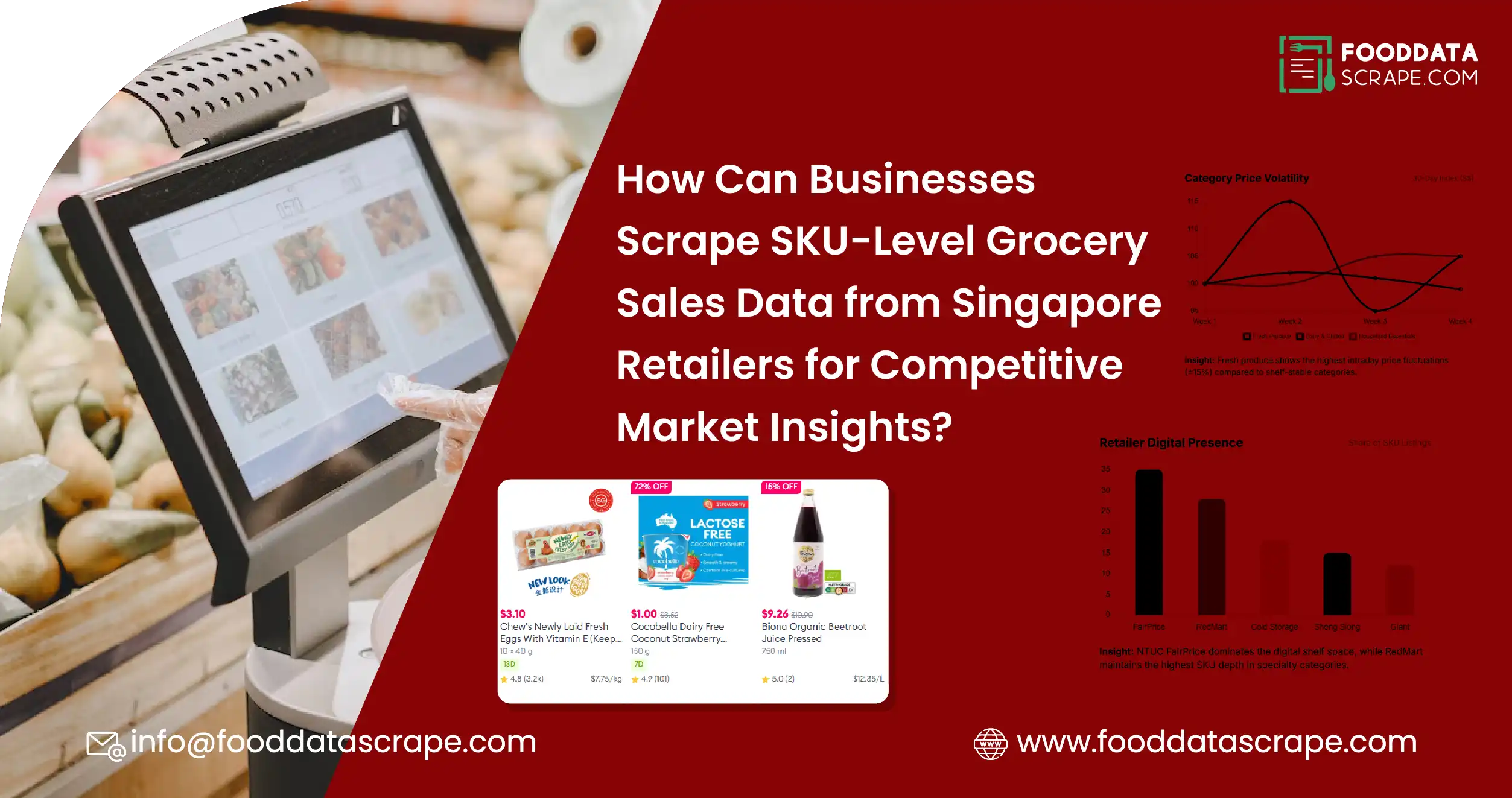 How Can Businesses Scrape SKU-Level Grocery Sales Data from Singapore Retailers for Competitive Market Insights?